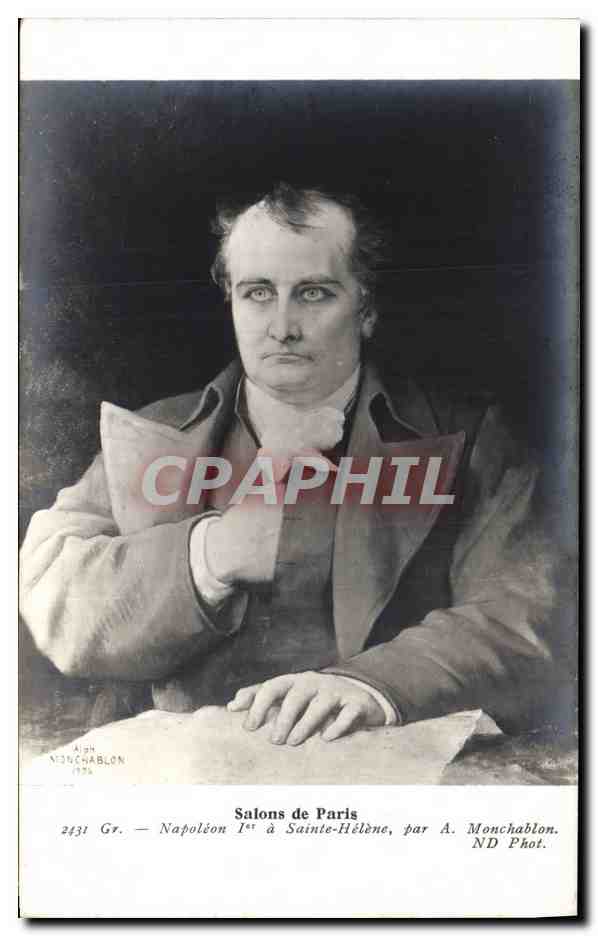 CPA Napoleon 1er a Sainte Helene par Monchablon