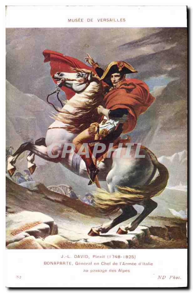 CPA Napoleon 1er David Musee de Versailles Bonaparte General en chef de l'armee d'Italie