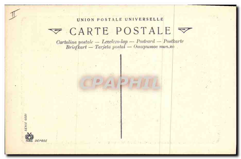 CPA Napoleon 1er La retraite de Russie Russia — Verso