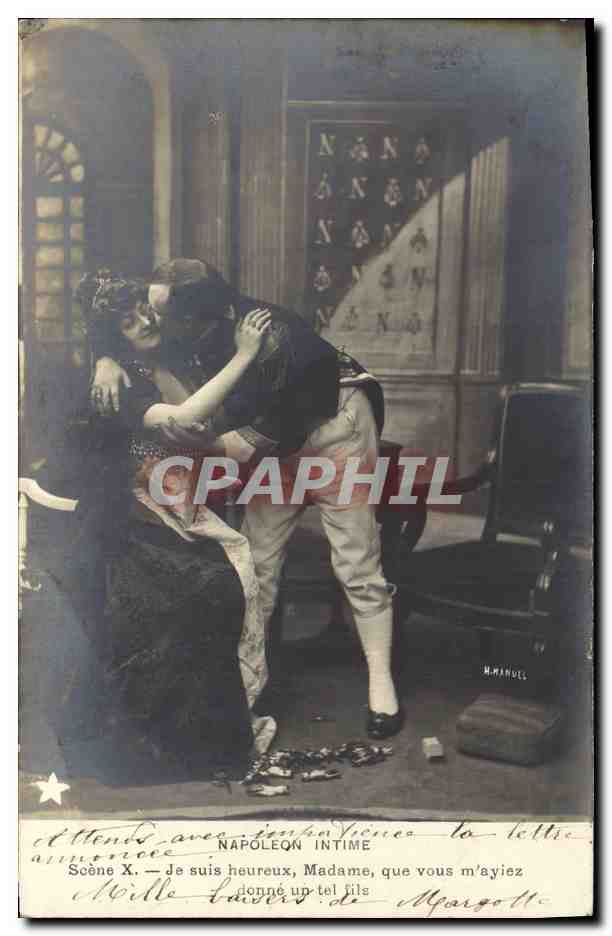 CPA Napoleon 1er intime 