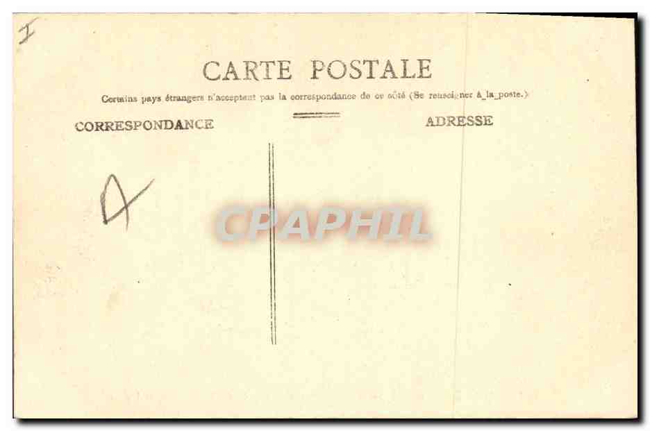 CPA Napoleon 1er Musee du Louvre Baron Gros Le general Bonaparte visitant les pestiferes a Jaffa  — Rückseite