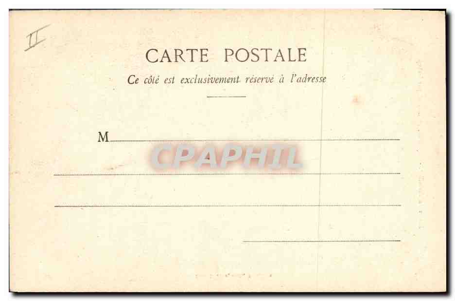 CPA Napoleon 1er Consul par Isabey Musee de Versailles  — Rückseite