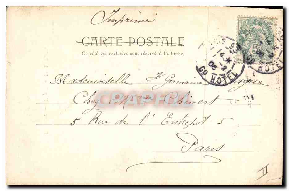 CPA Napoleon 1er a Berlin Berthon Musee de Versailles — Rückseite