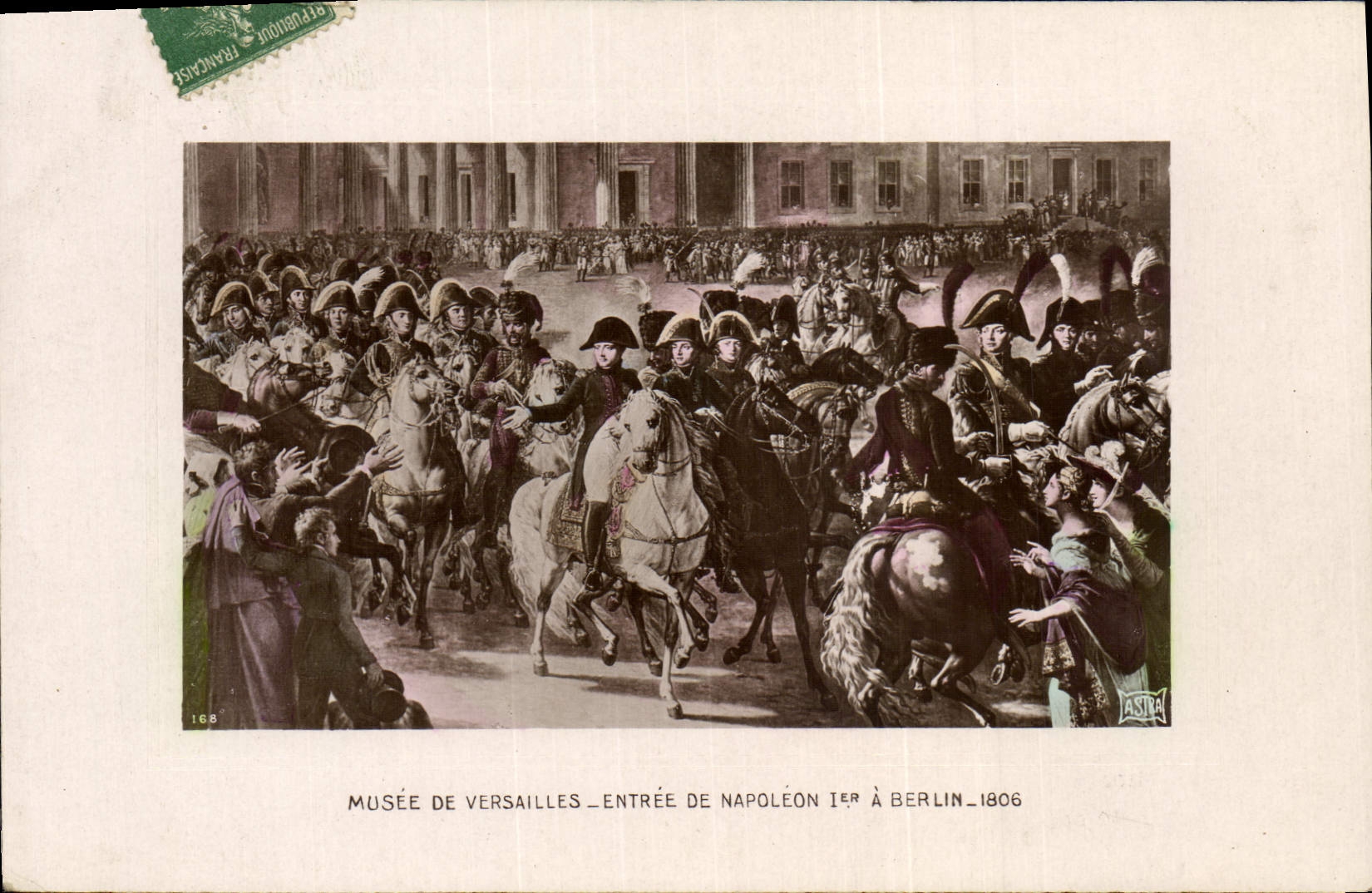 CPA Napoleon 1er Musee de Versailles Entree de Napoleon 1er a Berlin 1806