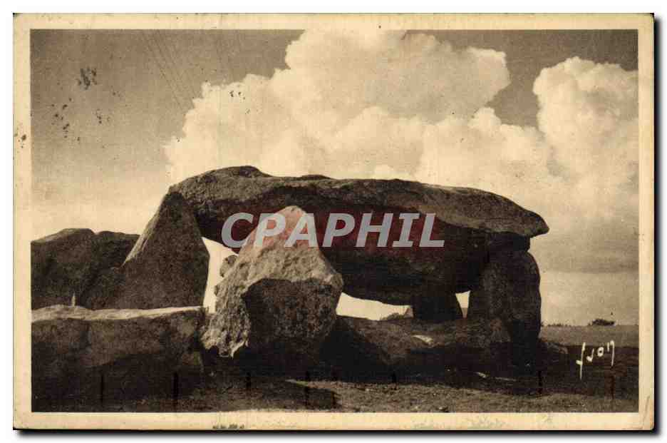 CPA Dolmen Menhir Carnac Dolmende ker Gavat 