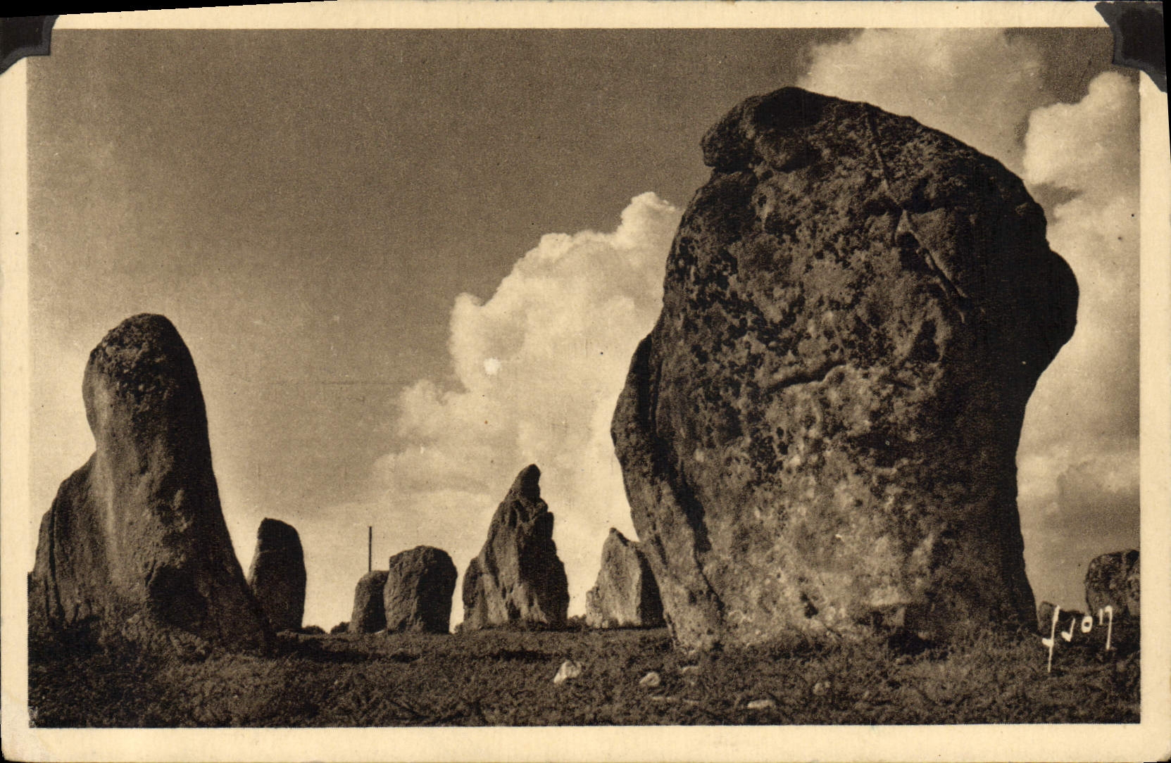 CPA Dolmen Menhir Carnac Alignements du Ker Menec 