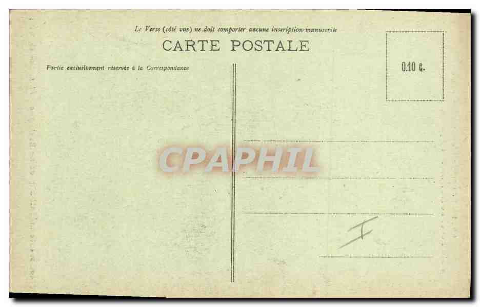 CPA Dolmen Menhir Les deux menhirs jumeaux de la foret de Duault environs de Callac  — Rückseite