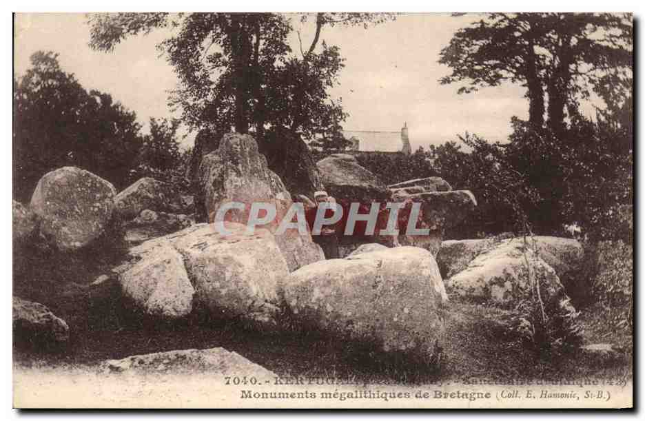 CPA Dolmen Menhir Kertugal 