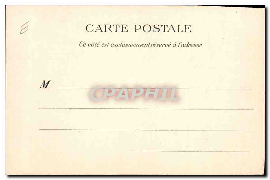 CPA Fantaisie Illustrateur Albert Guillaume Monte Carlo monaco  — Rückseite