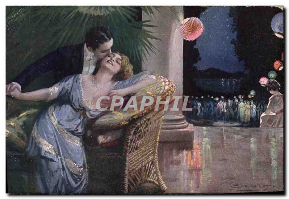 CPA Fantaisie Illustrateur Guerzussi Femme