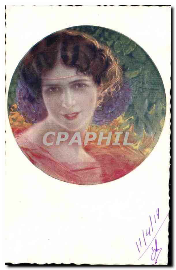 CPA Fantaisie Illustrateur Guerzussi Femme