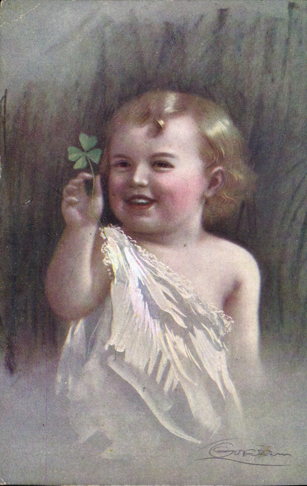 CPA Fantaisie Illustrateur Guerzussi Enfant