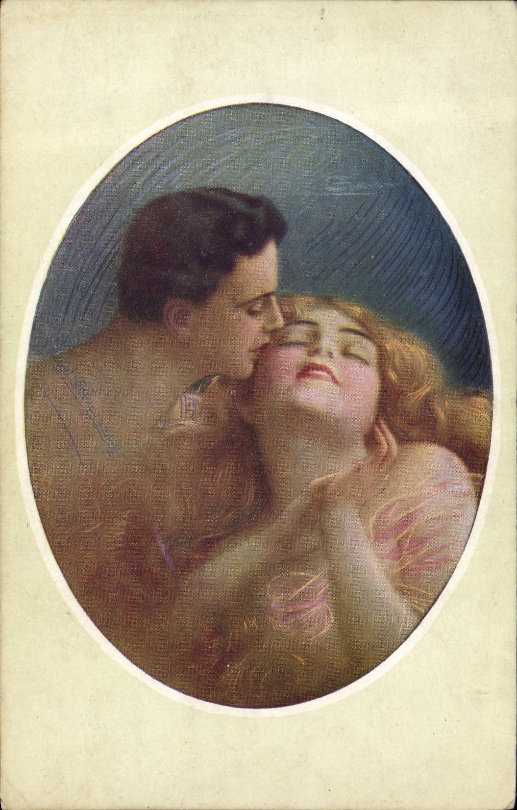 Amour — scène romantique — éditeur inconnu, série 340-3