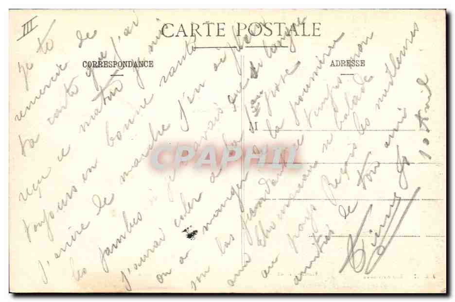 CPA Militaria Wesserling L'avenue des Tilleuls Croix Rouge  — Rückseite