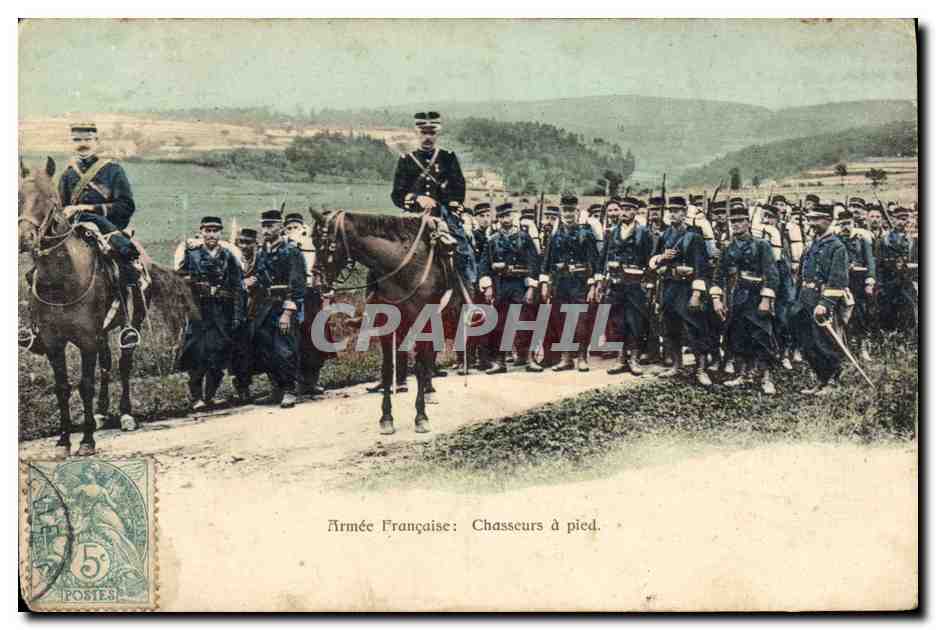 Armée Française : Chasseurs à pied — édition CPAPHIL