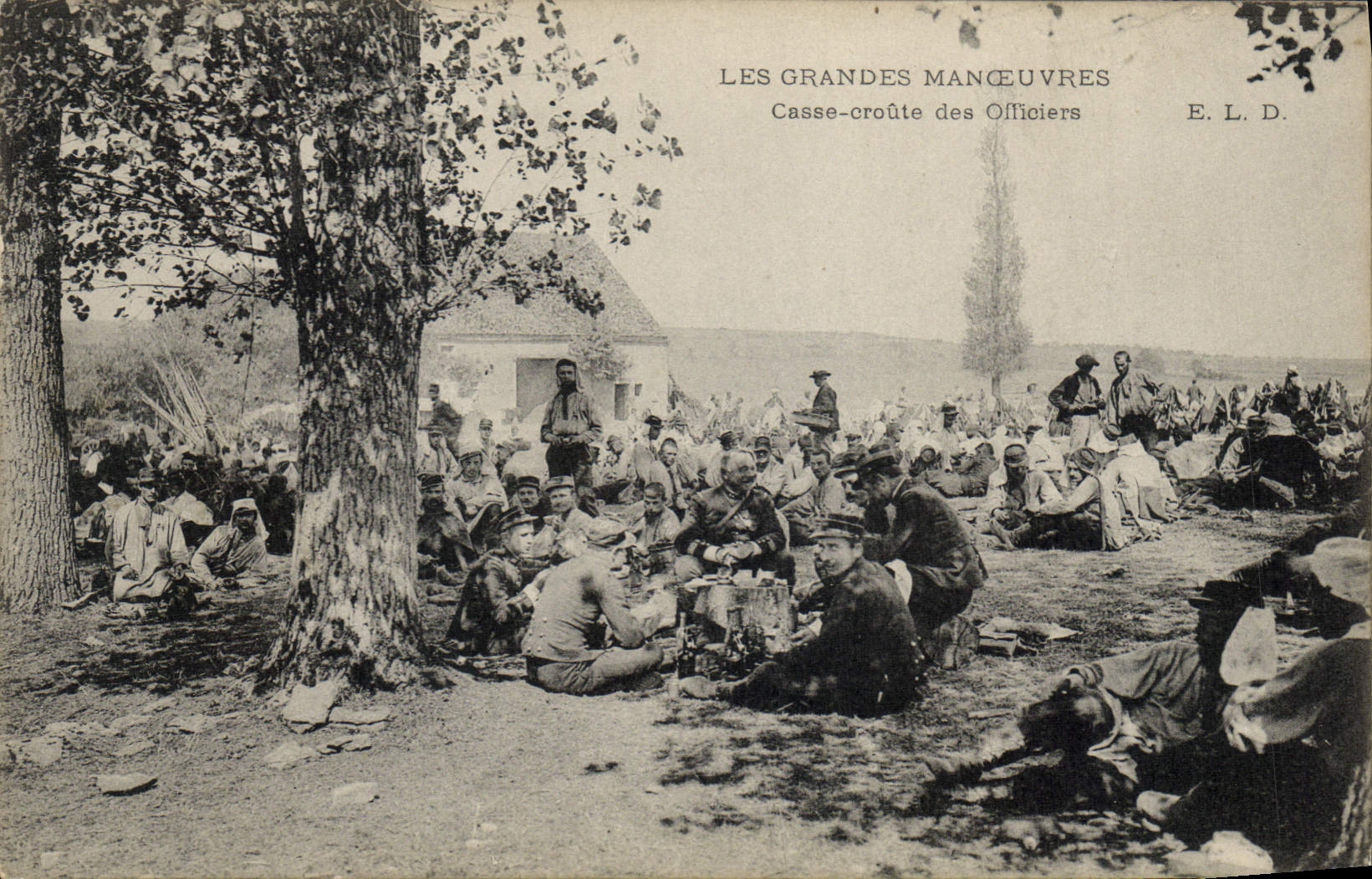 Les Grandes Manœuvres — Casse-croûte des Officiers — E.L.D.