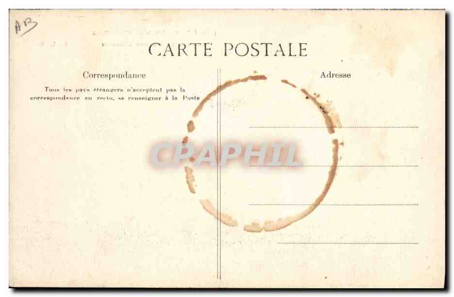 Les Grandes Manœuvres — Casse-croûte des Officiers — E.L.D. — Verso