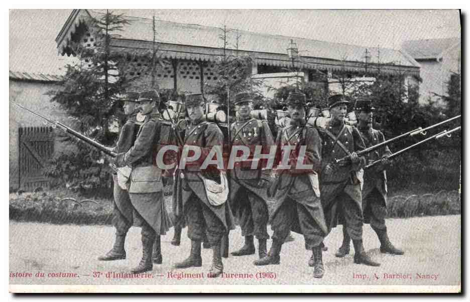 37e d'Infanterie — Régiment de Turenne (1905) — Imp. A. Barbier, Nancy