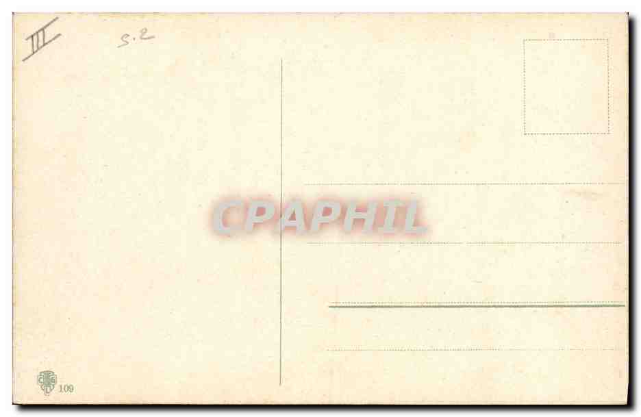 Campement militaire — soldats en train de dresser des tentes — éditeur Bivak, n° de série III — Achterkant