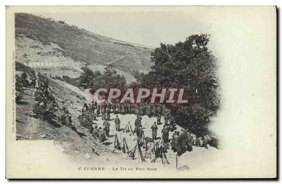 Saint-Étienne - Le Tir au Bois Noir — Mill. Nivertules Gérard, Phot. A. Desprez de Cha. Nancy