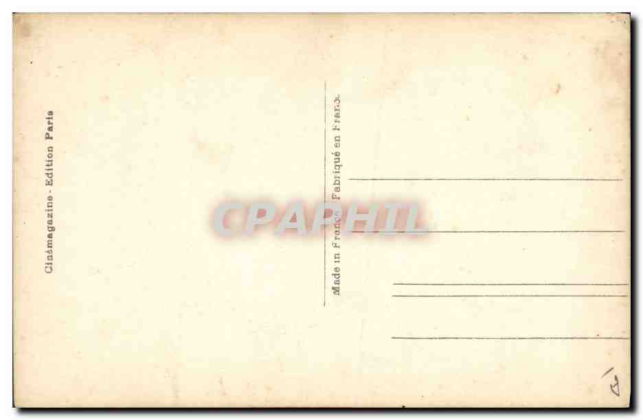 CPM Cinema Carmel Myers — Rückseite