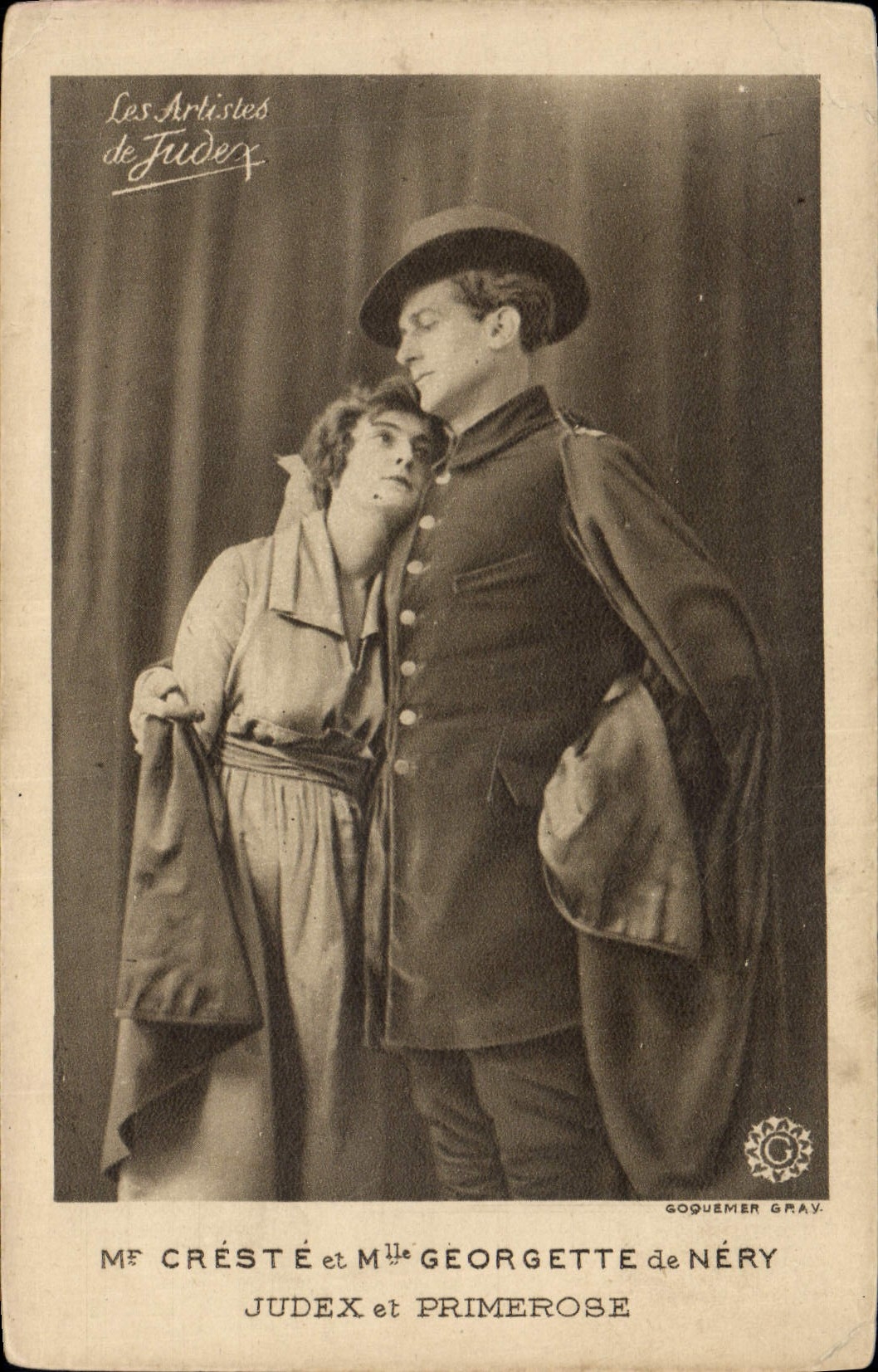 CPM Cinema Mr Creste et Mlle Georgette de Nery Judex et Primerose