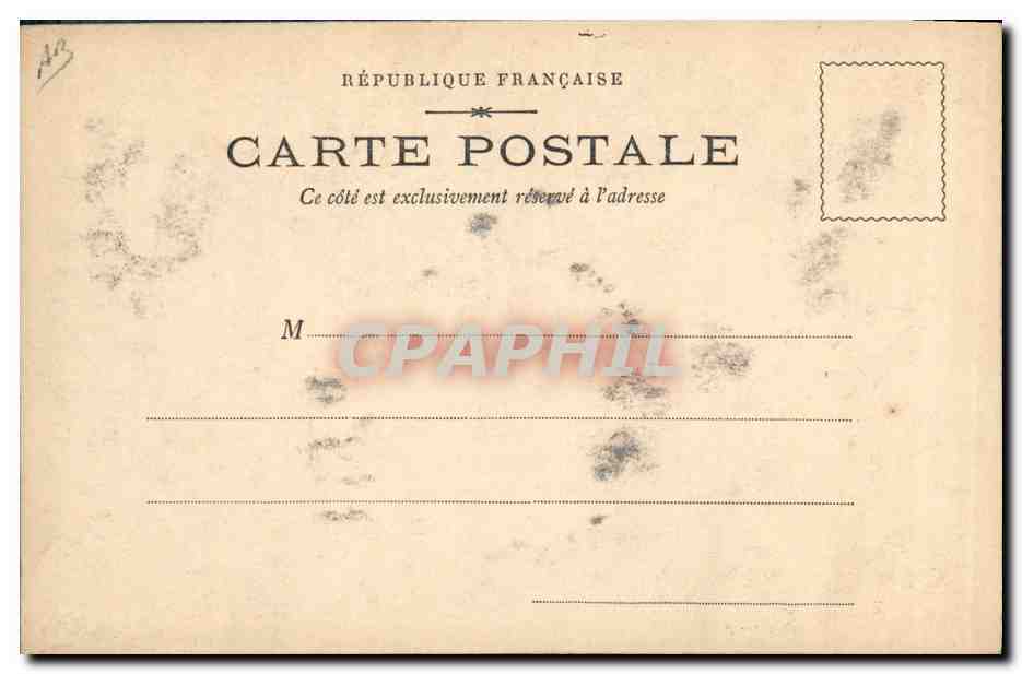 CPA Guignols Les mousquetaires au couvent Mousquetaire Guignol — Rückseite
