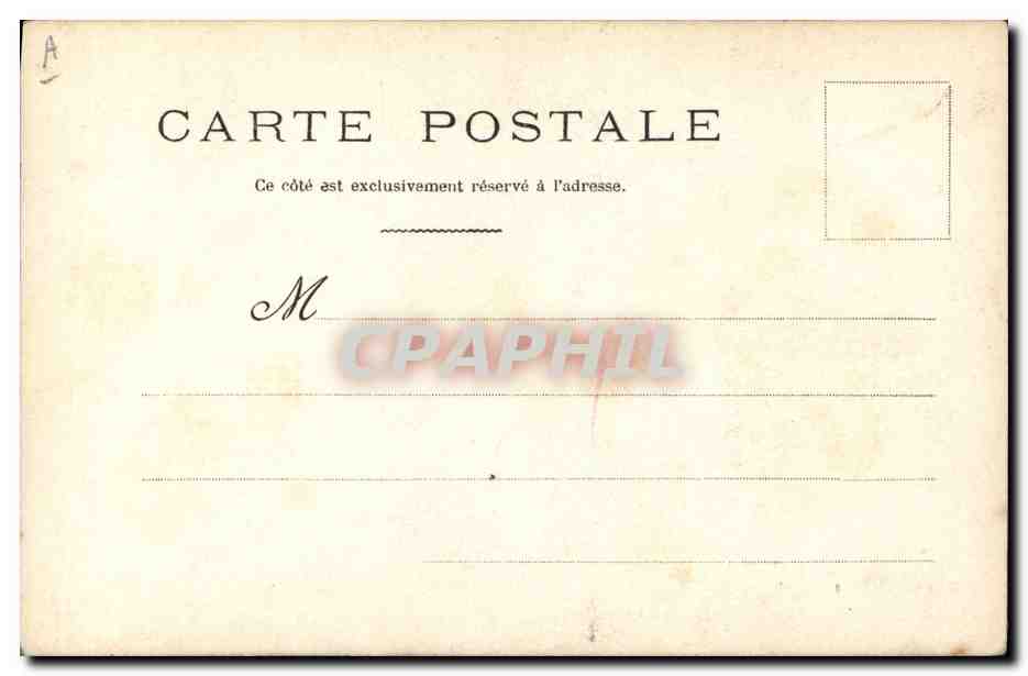 CPA Guignols Le malade pour rire Guignol Lyon montee de la grande cote — Verso