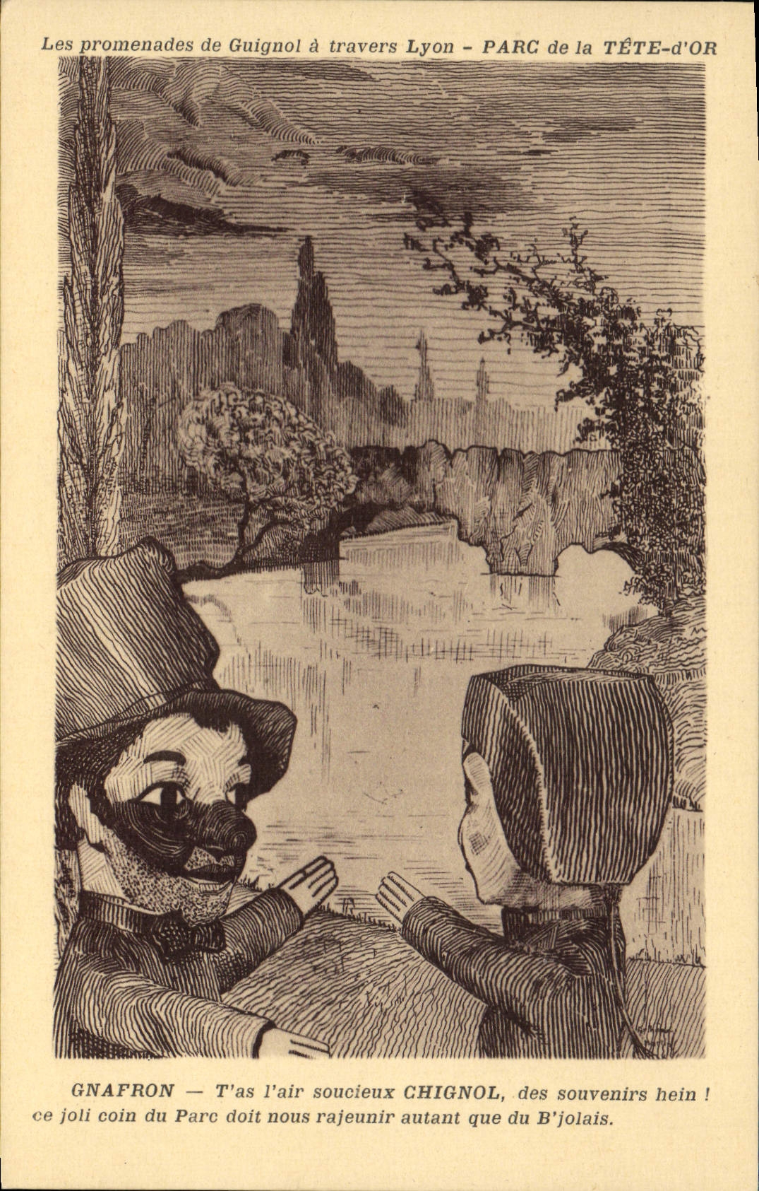 Les promenades de Guignol à travers Lyon — PARC de la TÊTE-d'OR