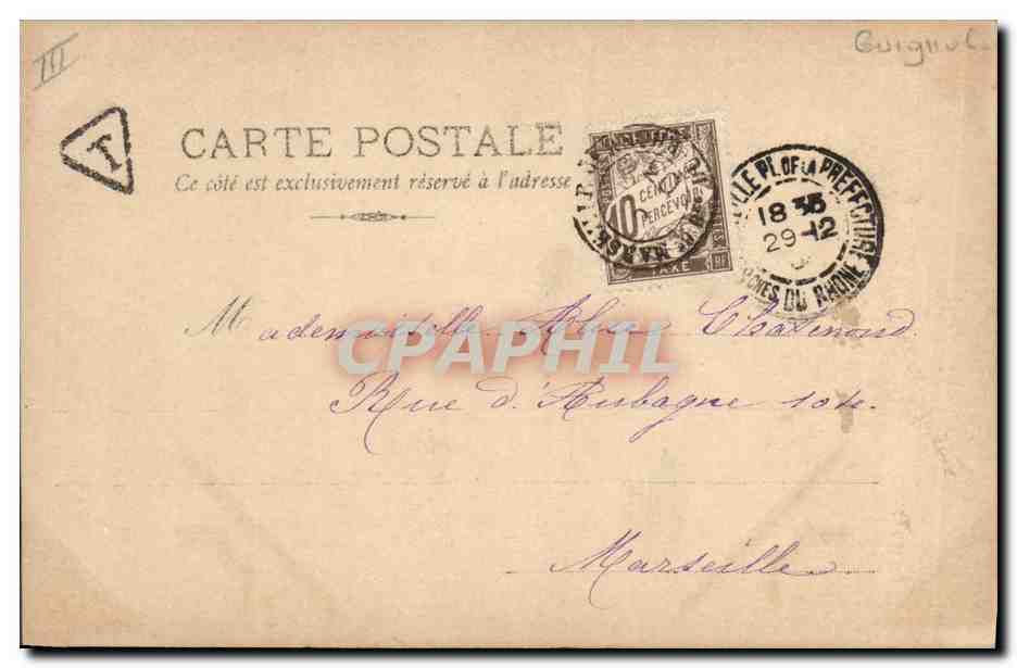 CPA Guignols Guignol Enfants — Rückseite