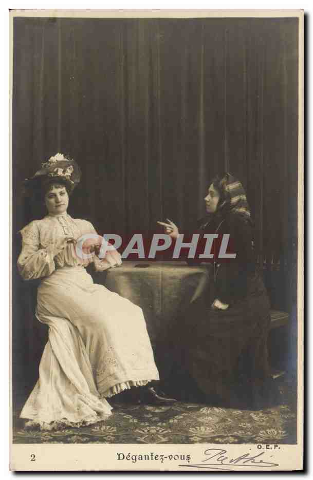 CPA Femme Cartomancienne Voyante 