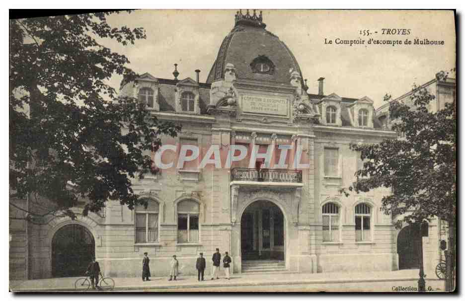 CPA Banque Troyes Le Comptoir d'escompte de Mulhouse 
