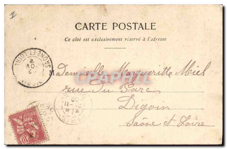 CPA Banque Paris Le Comptoir d'Escompte  — Rückseite