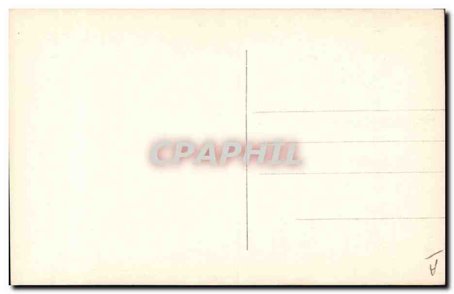 CPA Billet — Rückseite
