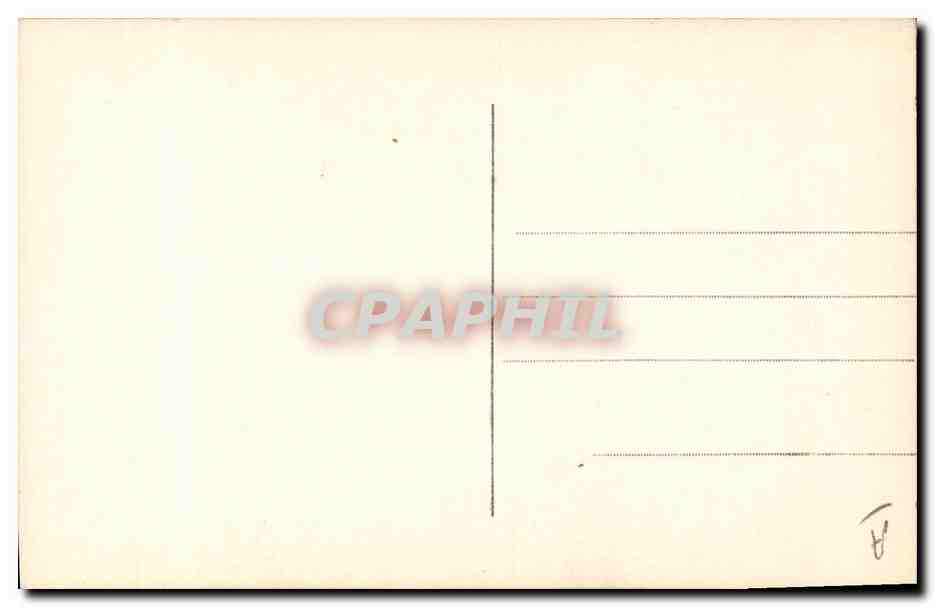 CPA Billet — Rückseite