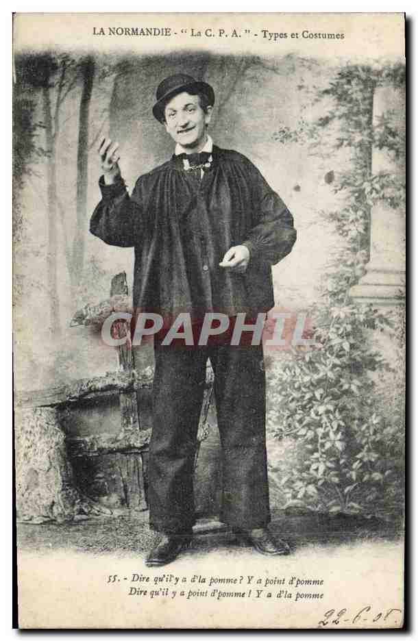 CPA Folklore Normandie 