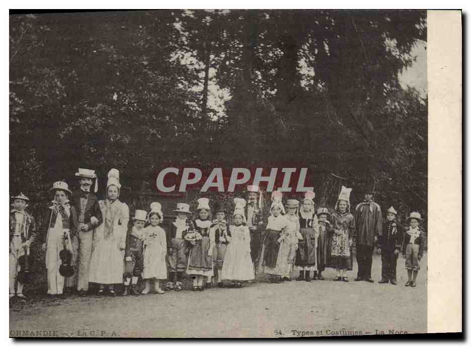 CPA Folklore La noce Mariage 