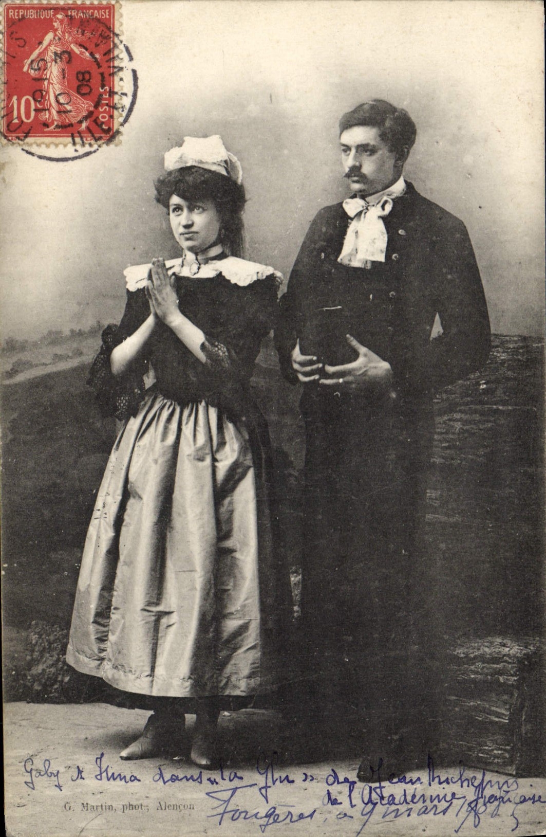 CPA Folklore Normandie 