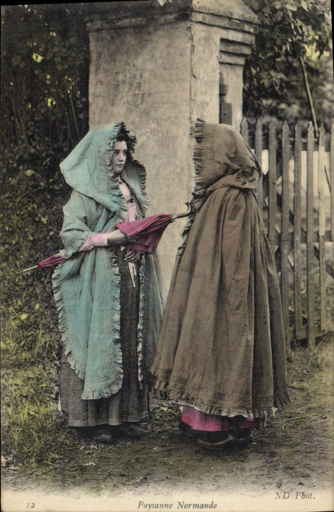 CPA Folklore Paysanne Normande 