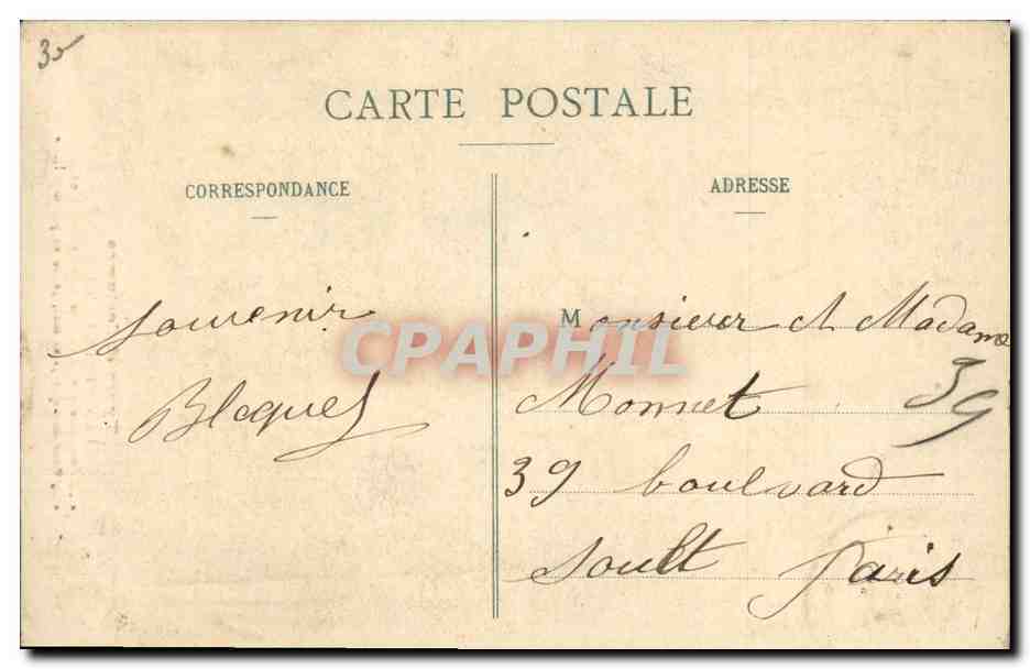 CPA Folklore Sante de la Normande Normandie  — Verso