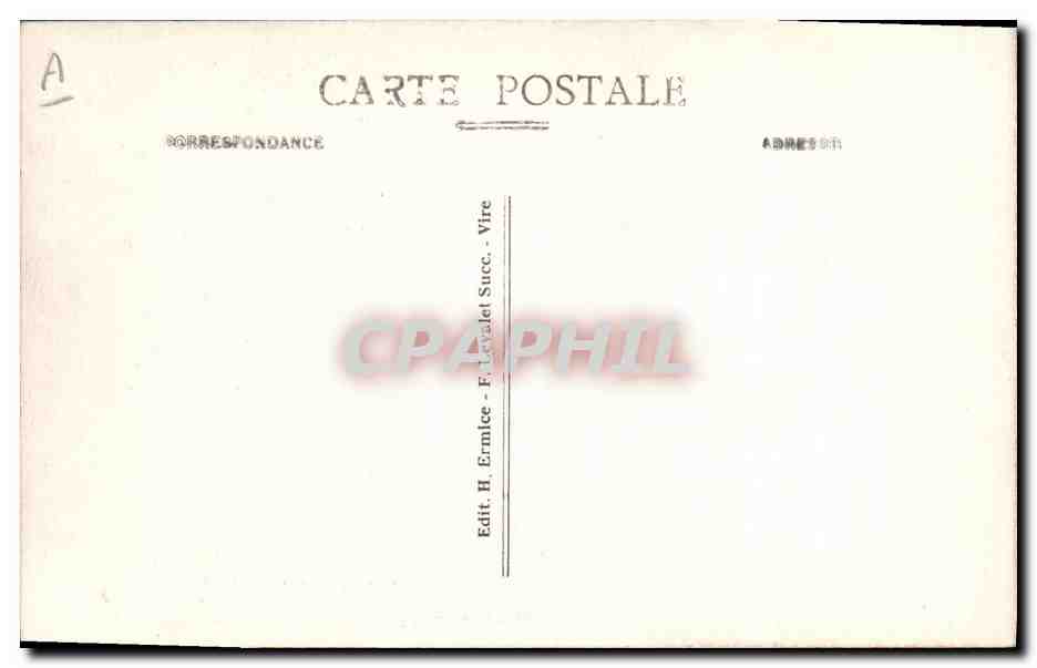 CPA Folklore Normandie La cueillette des pommes — Verso