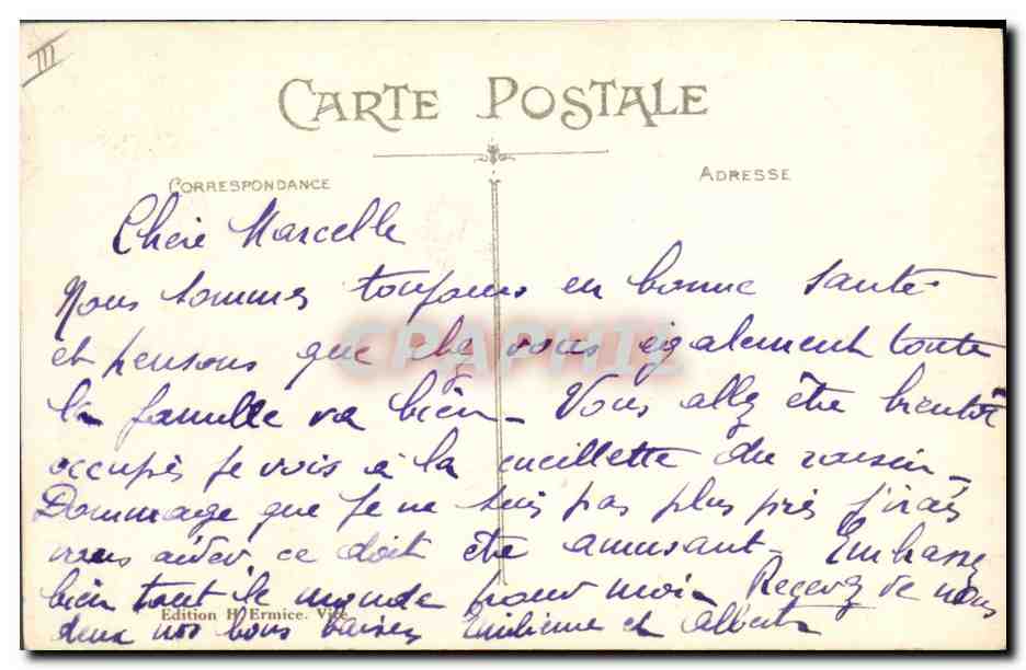 CPA Folklore Normandie Le gigot d'Aunay  — Rückseite