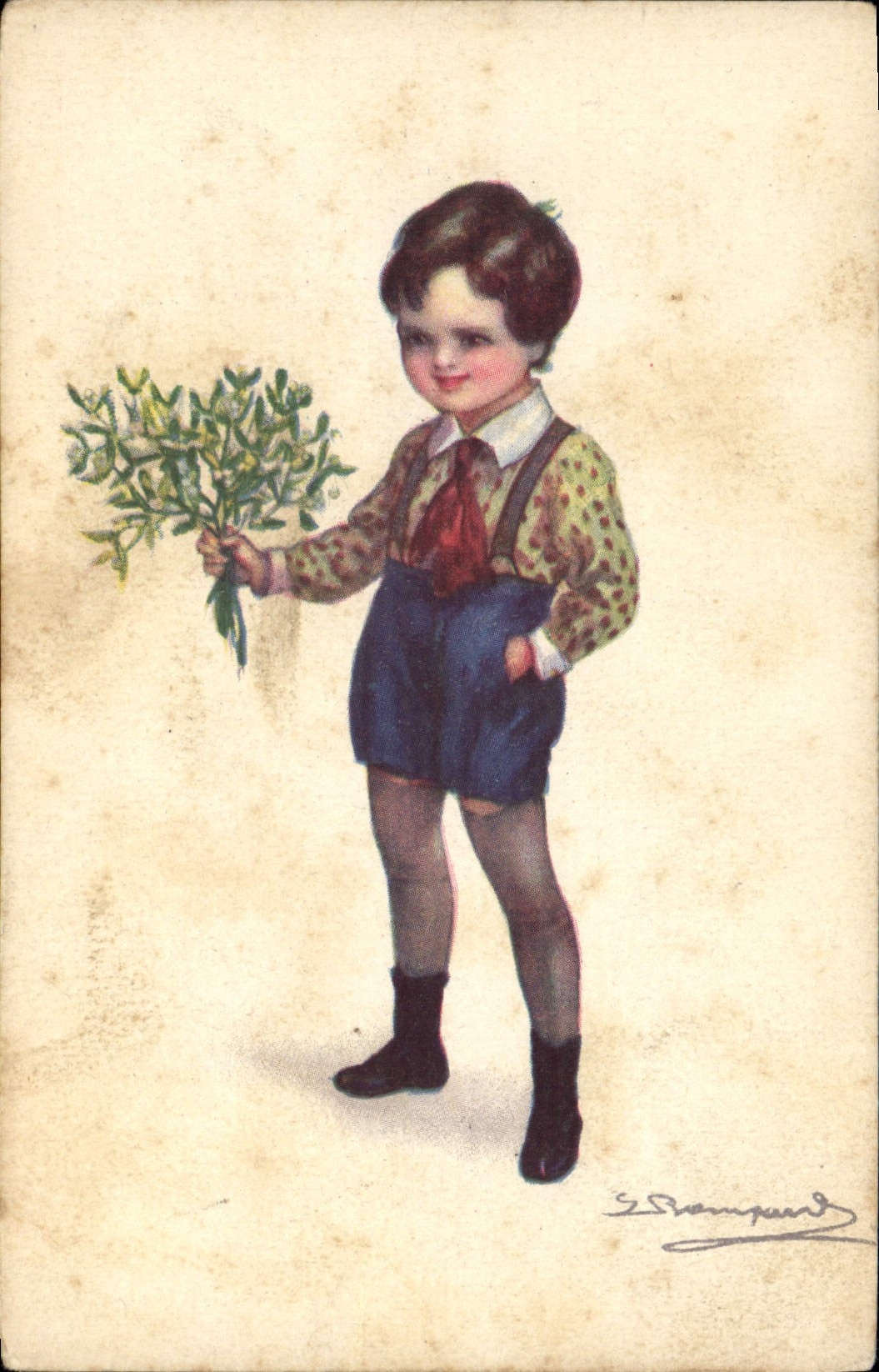 CPA Fantaisie Illustrateur Bompard Enfant