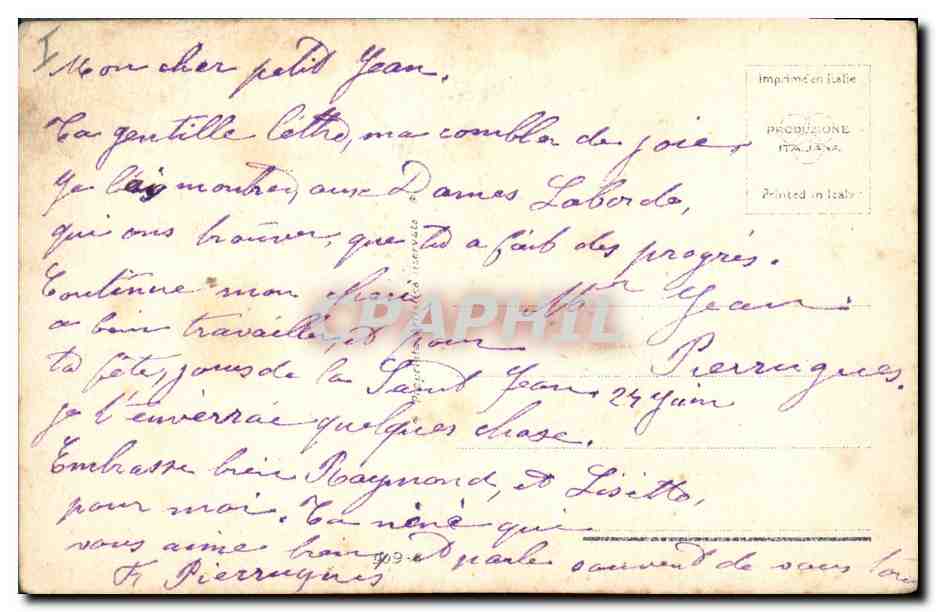 CPA Fantaisie Illustrateur Bompard Enfant — Rückseite