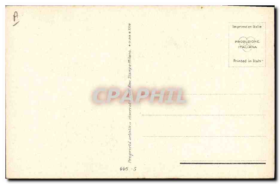 Scène intime — couple dans un intérieur — dessin de L. Bompani — Verso