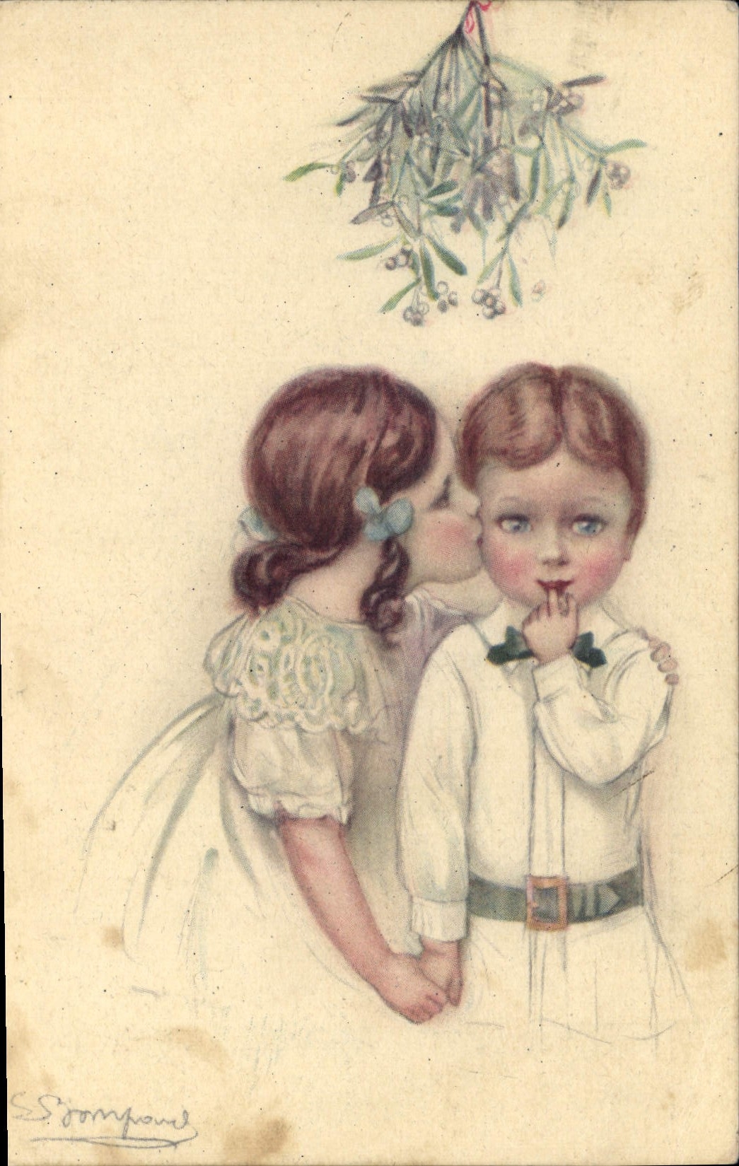 CPA Fantaisie Illustrateur Bompard Enfants 