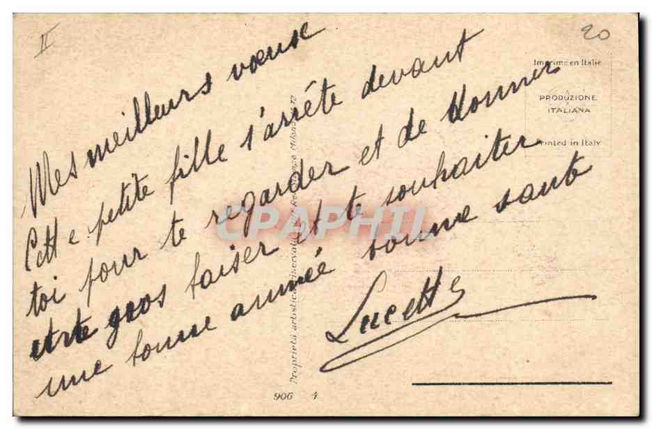 CPA Fantaisie Illustrateur Bompard Enfant — Rückseite