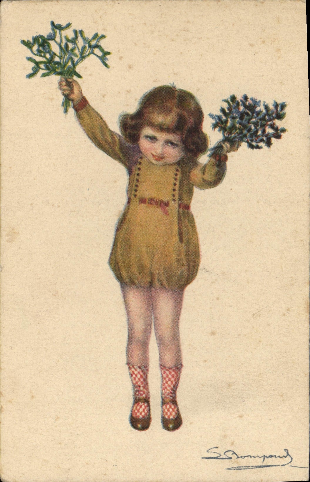 CPA Fantaisie Illustrateur Bompard Enfant