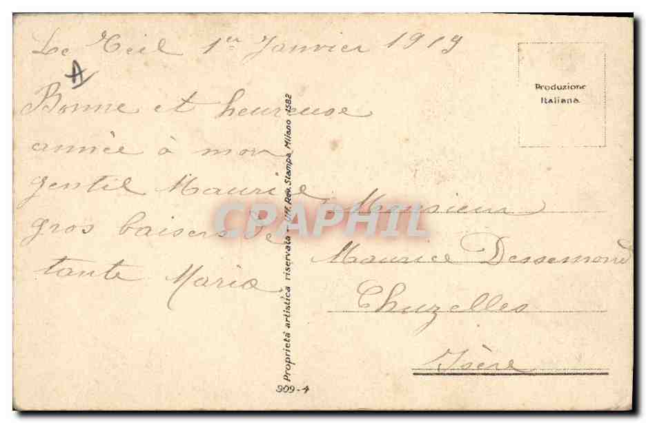 CPA Fantaisie Illustrateur Bompard Enfant — Rückseite