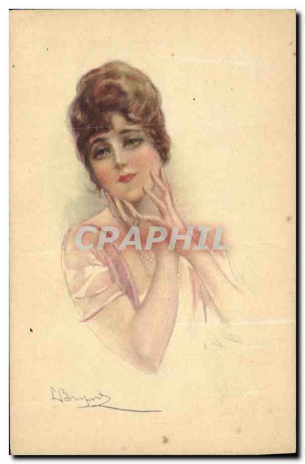 Jeune femme — portrait — L. Darygout